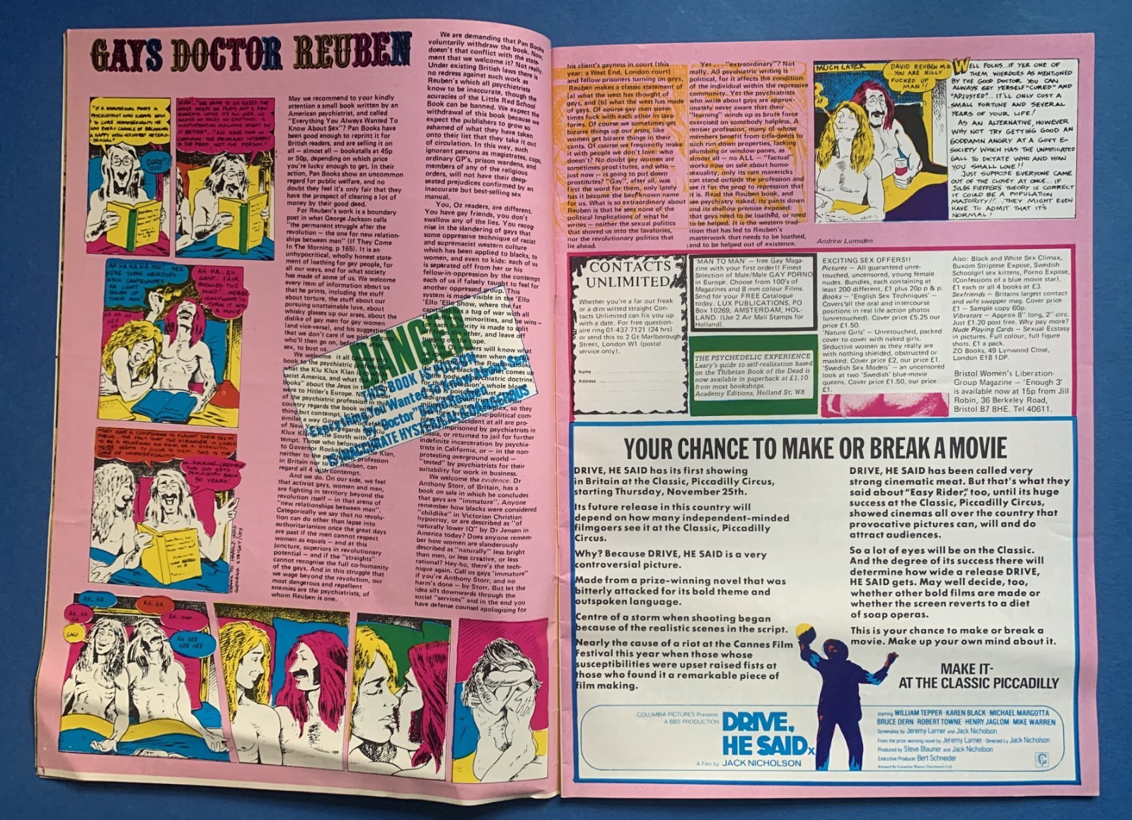 OZ MAGAZINE #39 UK Dec 1971 Underground magazine