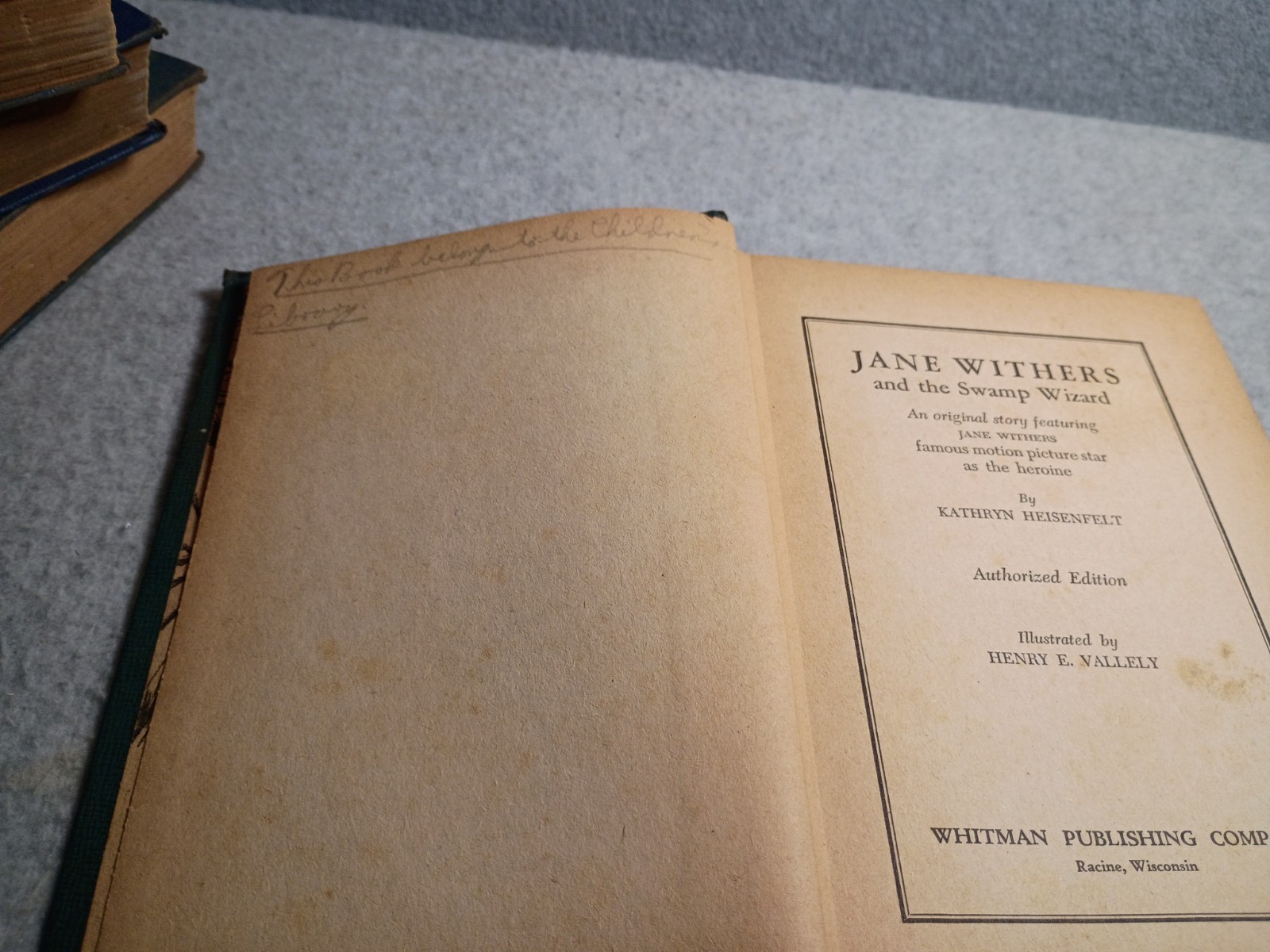 The Whitman Publishing Co. Books Set of 6, 1940s