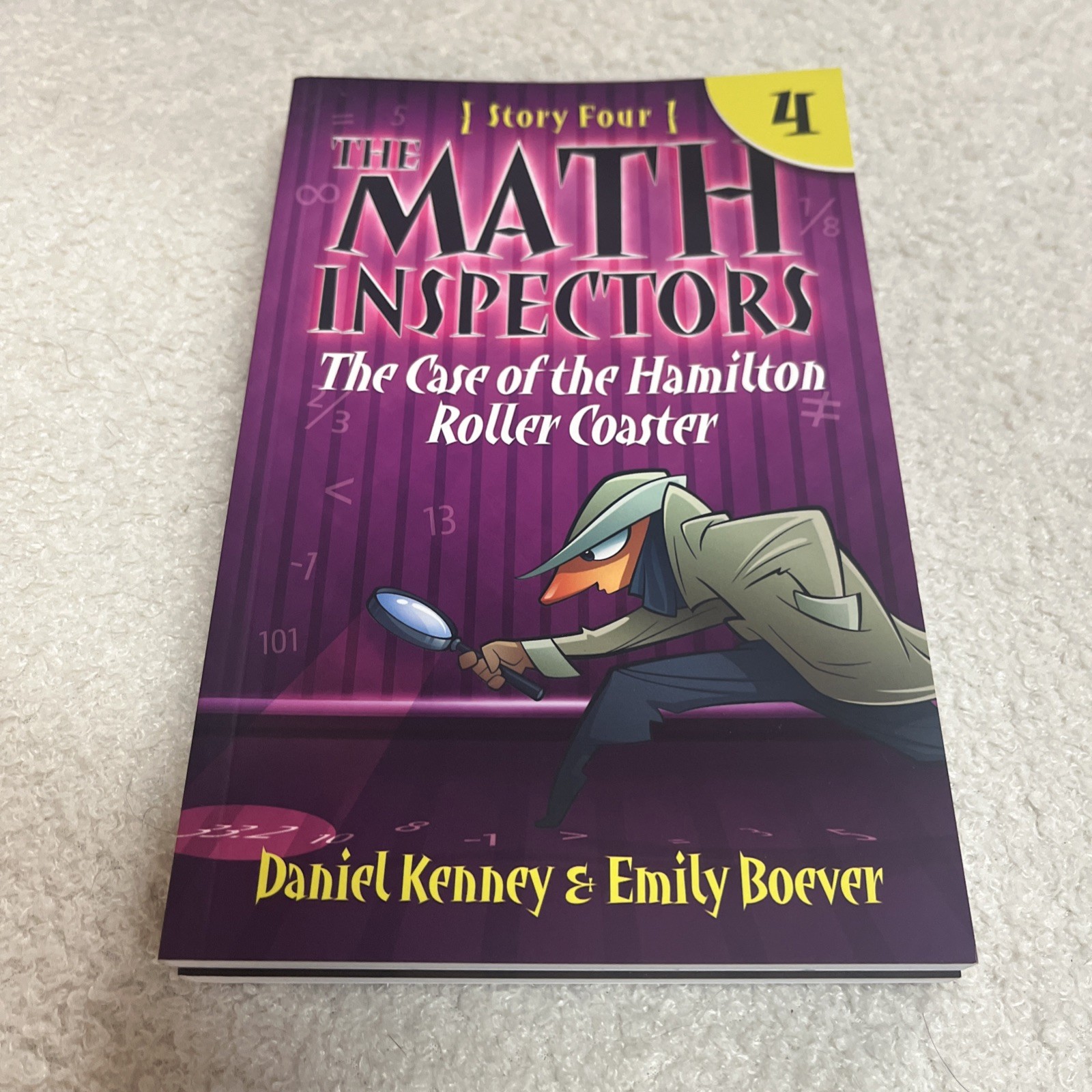 The Math Inspectors Books Complete Set 1-5 Lot PB Daniel Kenny Emily Boever