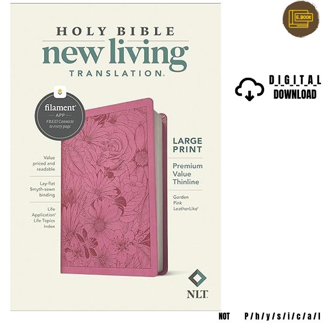 NLT Large Print Premium Value Thinline Bible,, New Living Translation