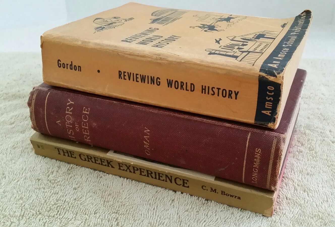 3 Vintage The Greek Experience 1959 1st World History Amosco CM Bowra Oman Lot