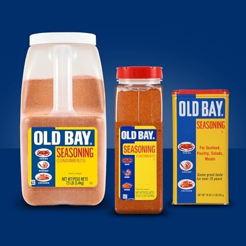OLD BAY Seasoning, 7.5 lb – One 120 Ounce (Pack of 1), Seasoning Lbs