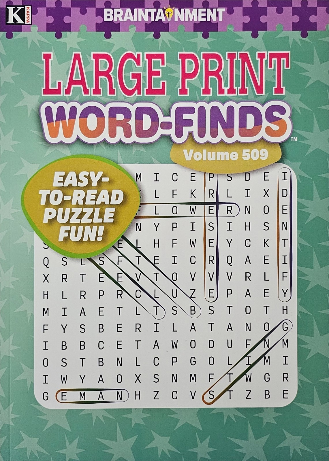 20 Large Print Word-Finds Puzzle Books Kappa Games Vol #491-516 ~ Search,Hunt