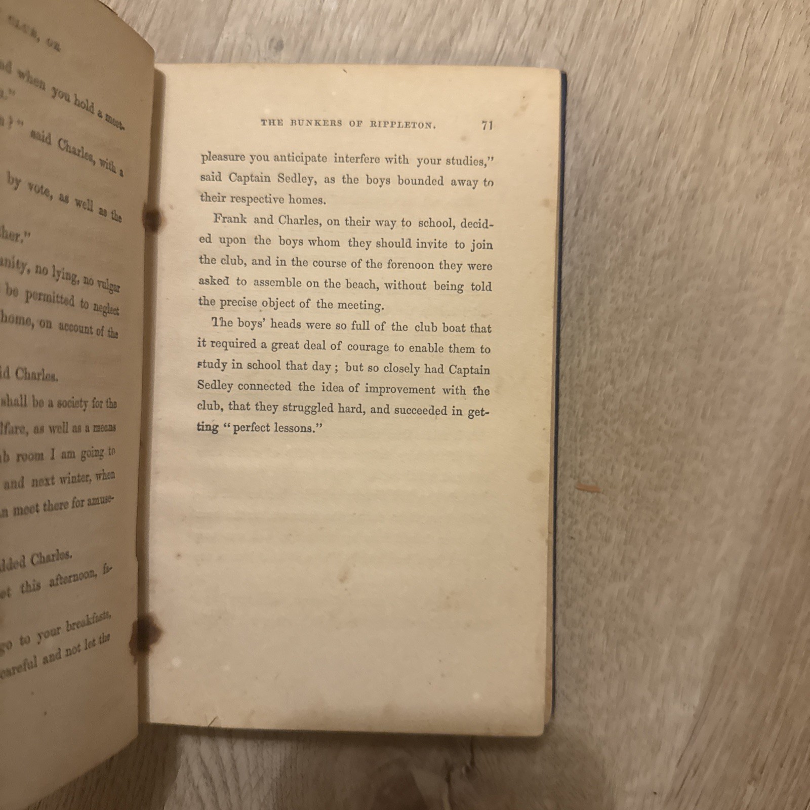 Oliver Optic THE BOAT CLUB Lee and Shepard First Edition 1859 NICE Boys Book