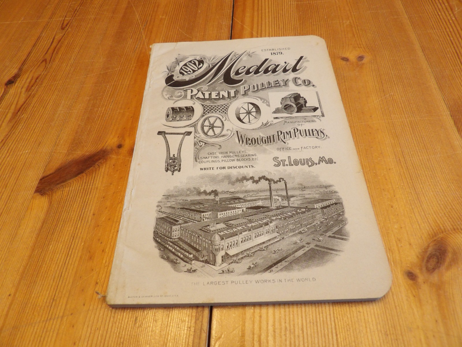 1905 Medart Patent Pully Co. St. Louis, 172 pages, well illustrated