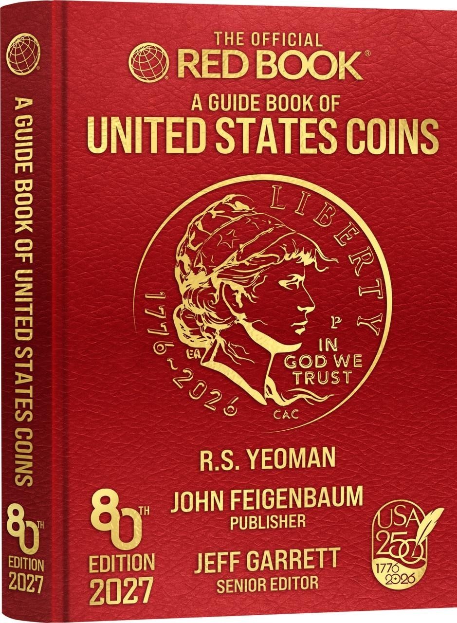 2027 Official Red Book Guide US Coins Catalog Anniversary Limited Numbered Ed