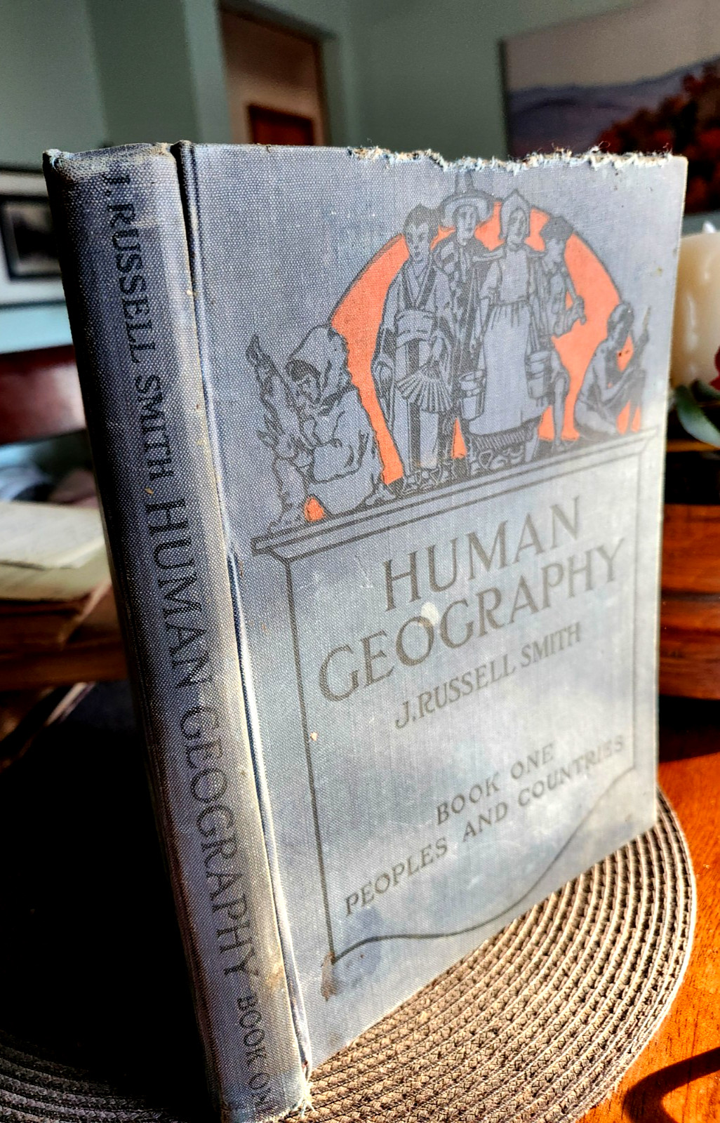 Human Geography Peoples and Countries 1939 Hardcover Book 382 Pages