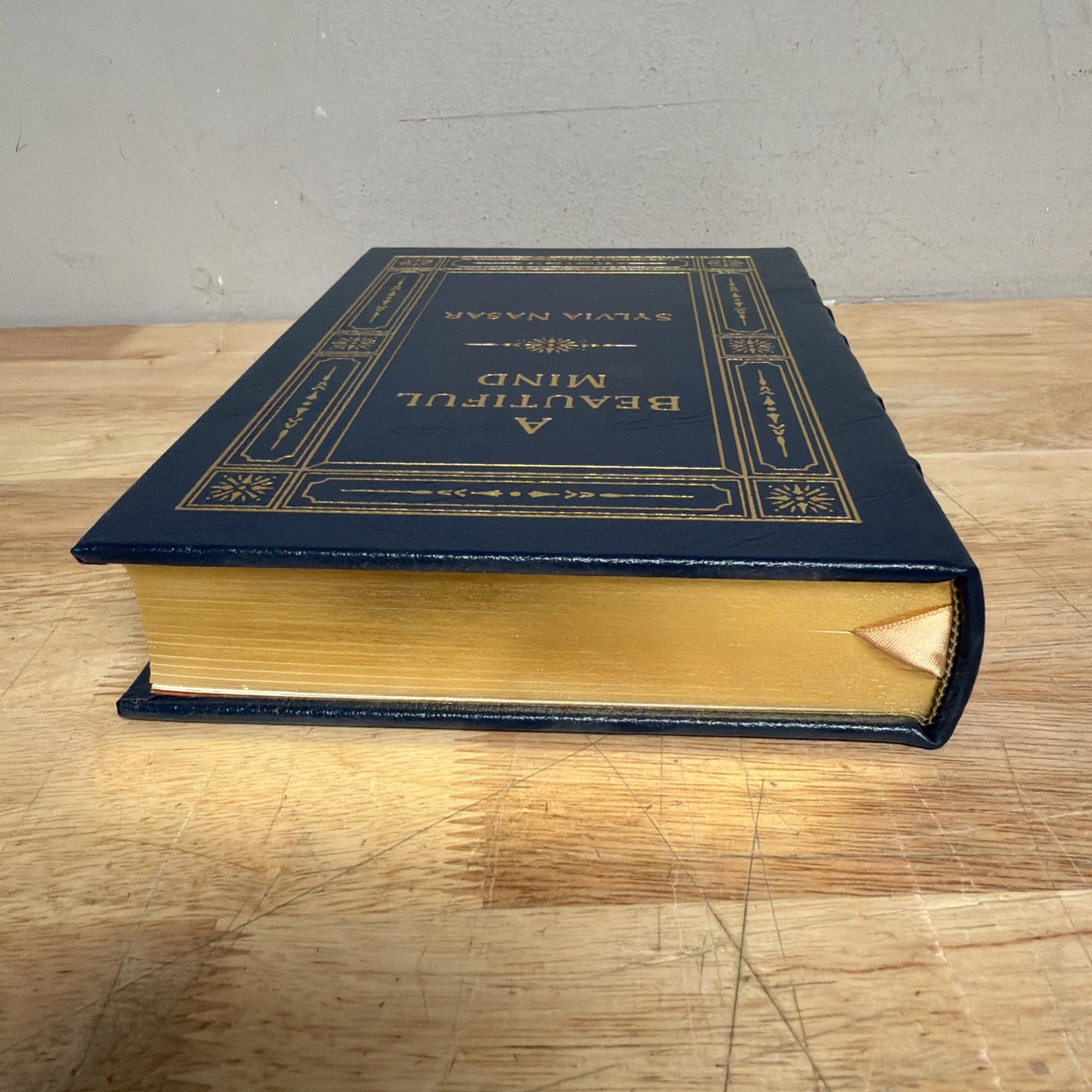 SPECIAL EDITION, Leather-bound Easton Press: A Beautiful Mind by Sylvia Nasar