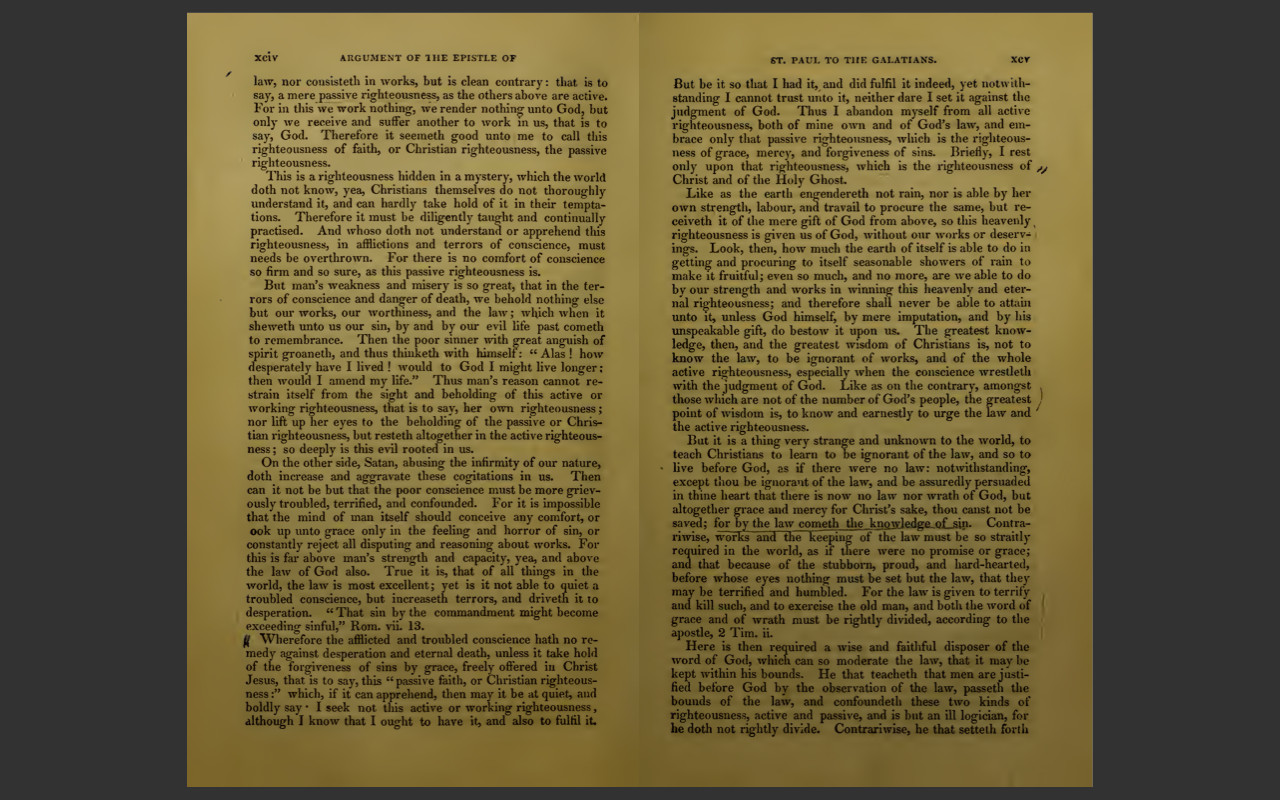 Martin Luther’s Commentary on Galatians (1644 Edition) PDF E-Book on CD-ROM
