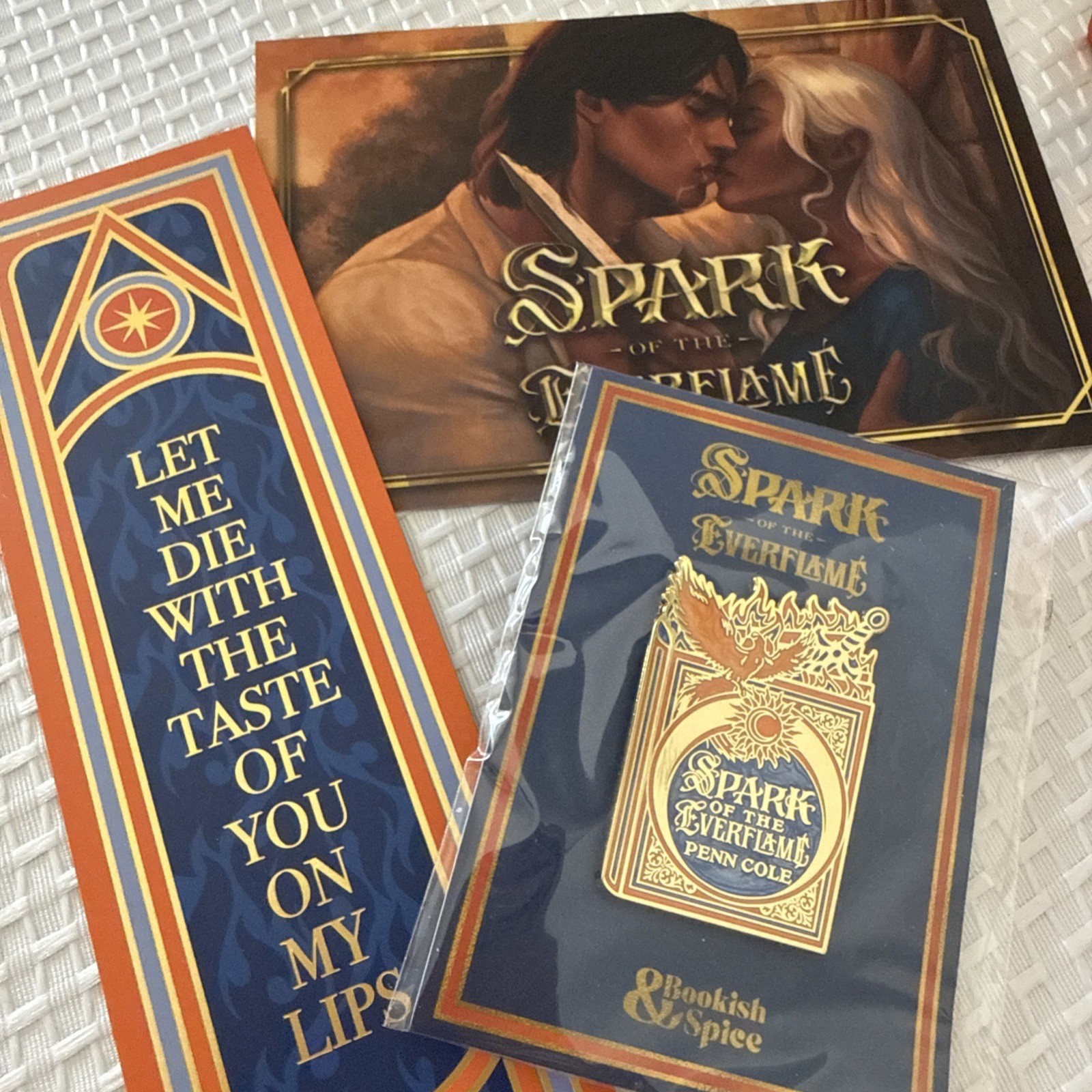 Spark Of The Everflame by Penn Cole Bookish And Spice Special Exclusive SIGNED