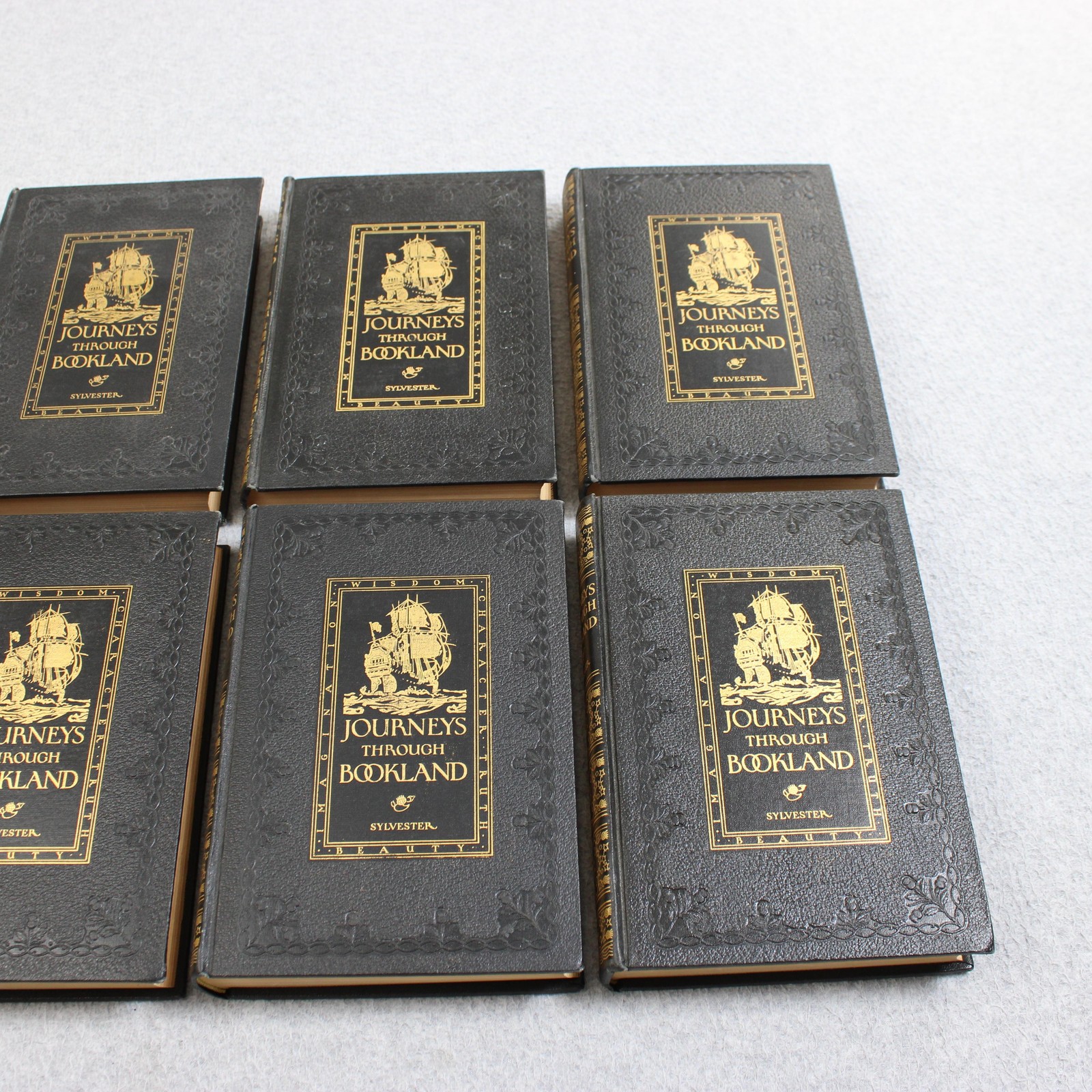 Vintage Journeys Through Bookland 8 Vol Set Charles Sylvester 1922 Children Set