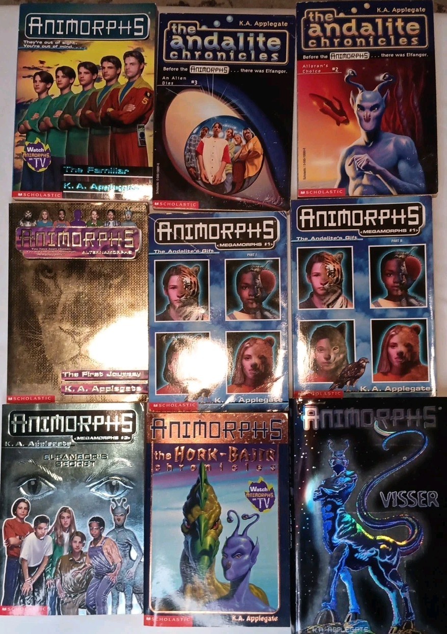 Animorphs Megamorphs Book lot K A Applegate paperback 45 Books 1-32 34 36 37 41