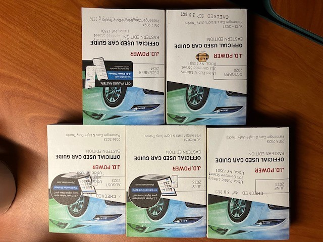 2024 2025 2026 J D Power Official Used Car Guide Eastern Ex-library Choose Month