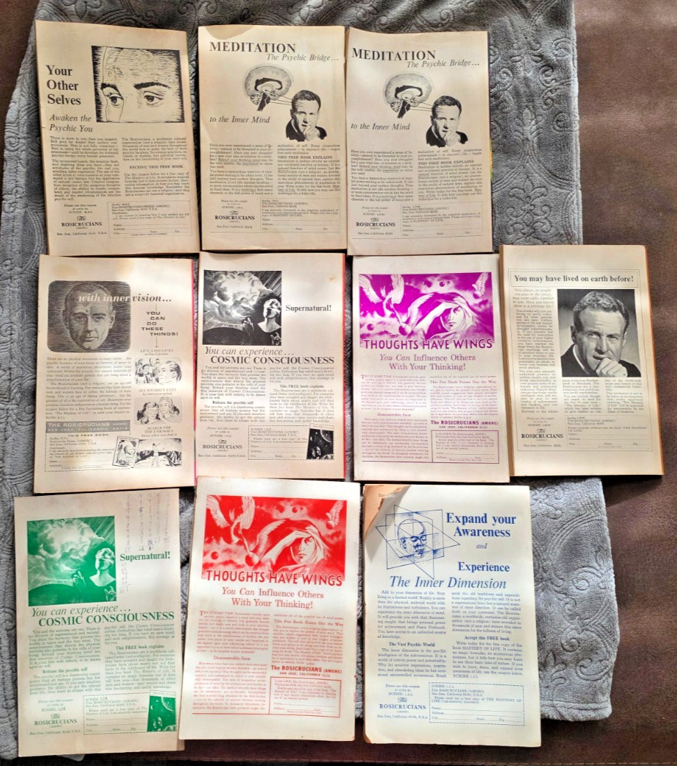 Horoscope & American Astrology 1976-1978 Magazine LOT of 10 Psychic Zodiac Vint.