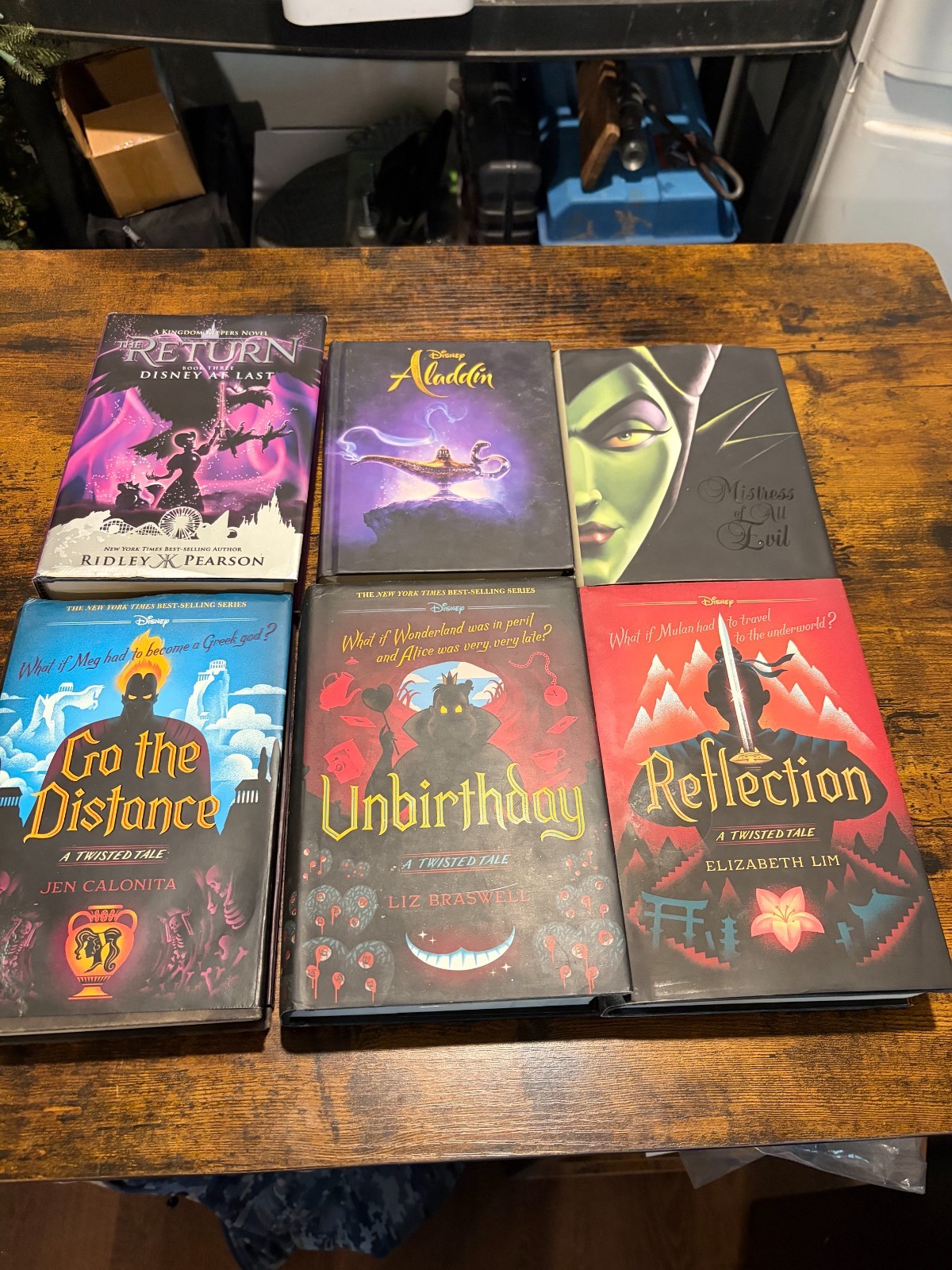 Disney Twisted Tales and Others Mixed Lot of 6 Disney Novels HC