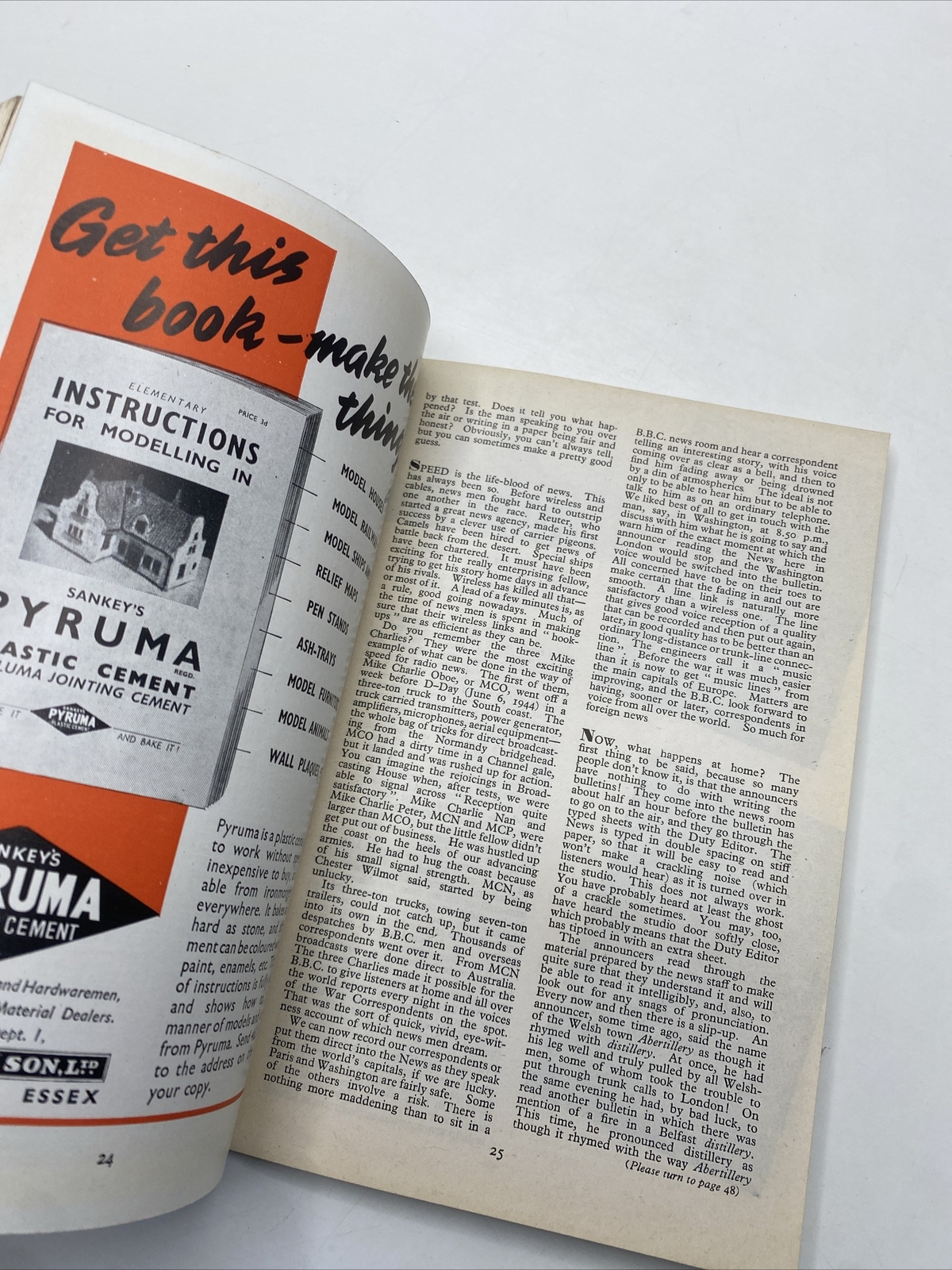 BOY’S OWN PAPER – DEC 1947 / Vol 70 no.3 – Vintage Articles, Features & Adverts