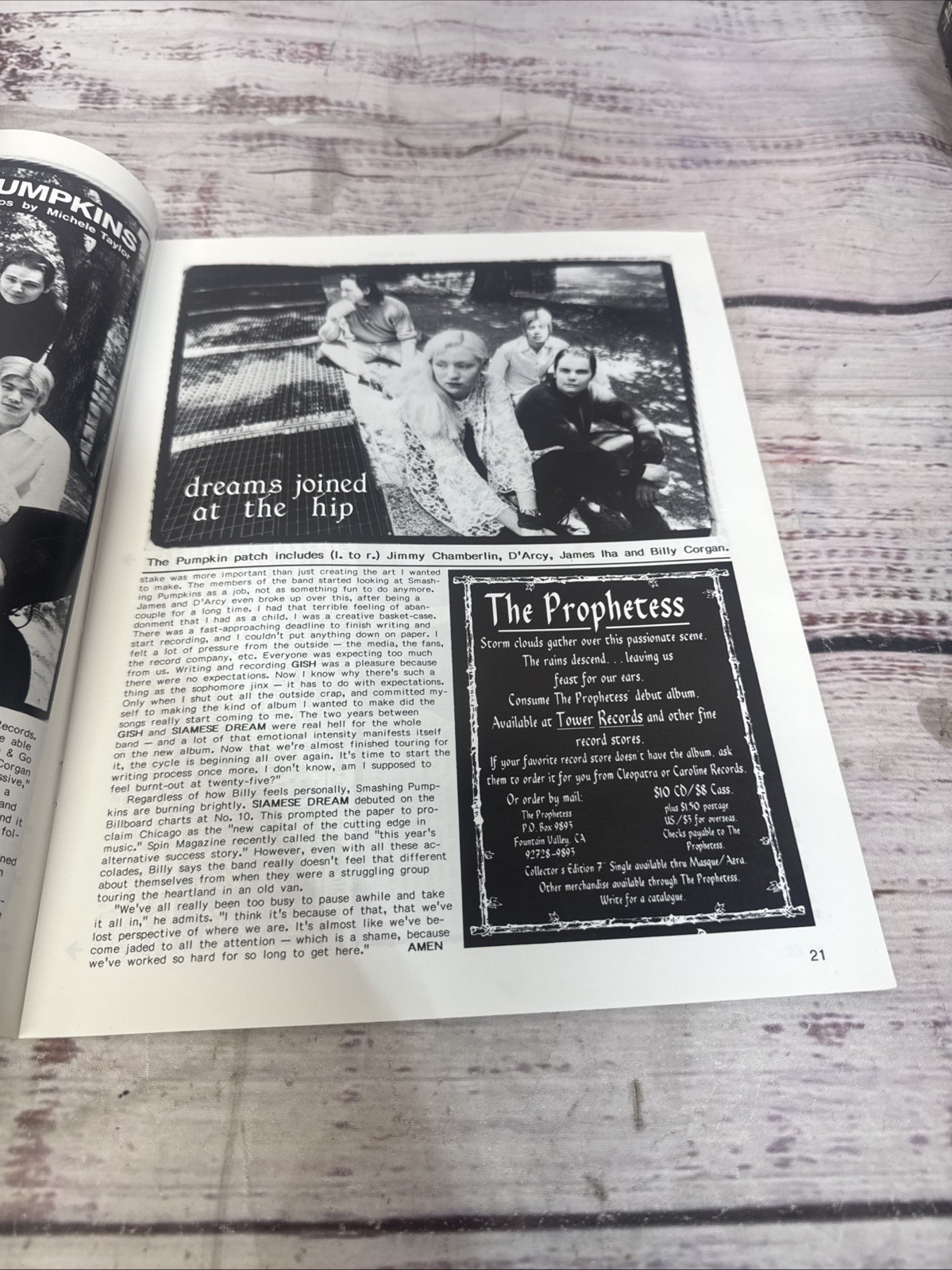 Vintage 1994 Propaganda Magazine #21 Gothic Magazine Dead Can Dance Anne Rice
