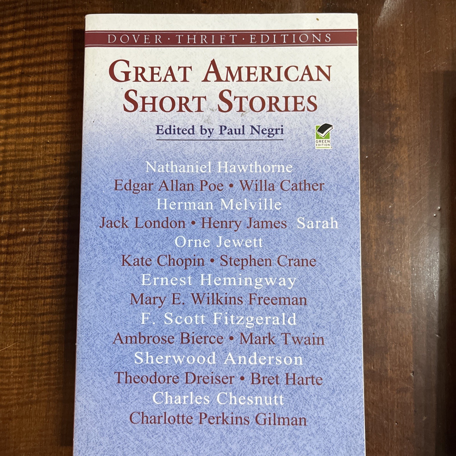 Great American Short Stories by Paul Negri (2002, Trade Paperback)