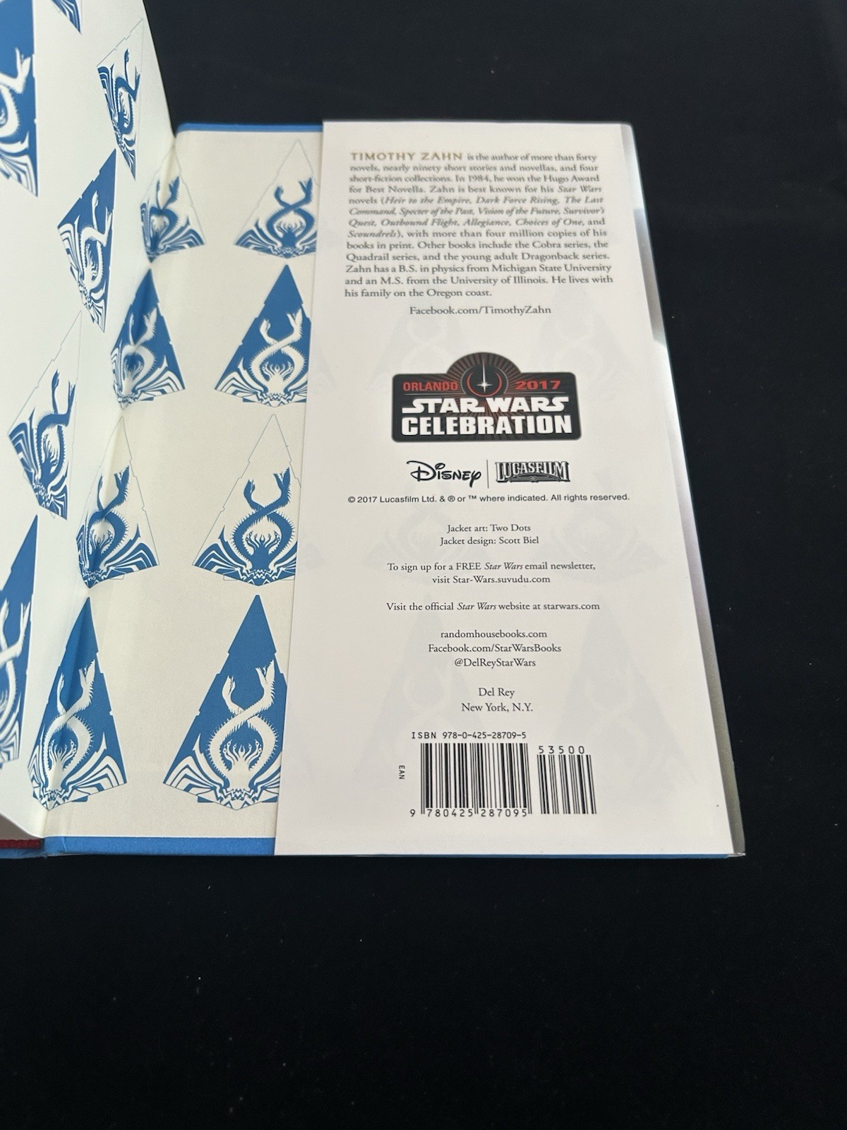 Thrawn Timothy Zahn Star Wars Celebration Orlando 2017 LE **See Description**