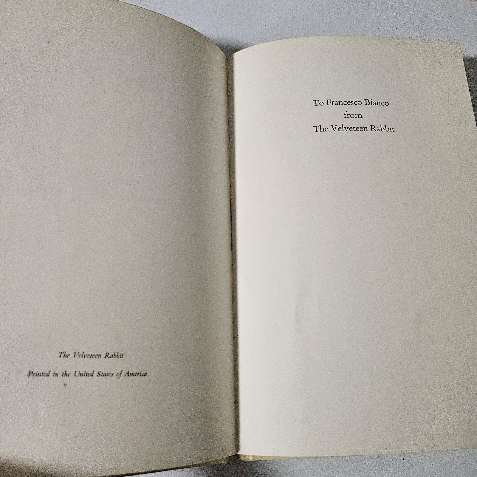 The Velveteen Rabbit by Margery Williams 9th Printing HC/DJ