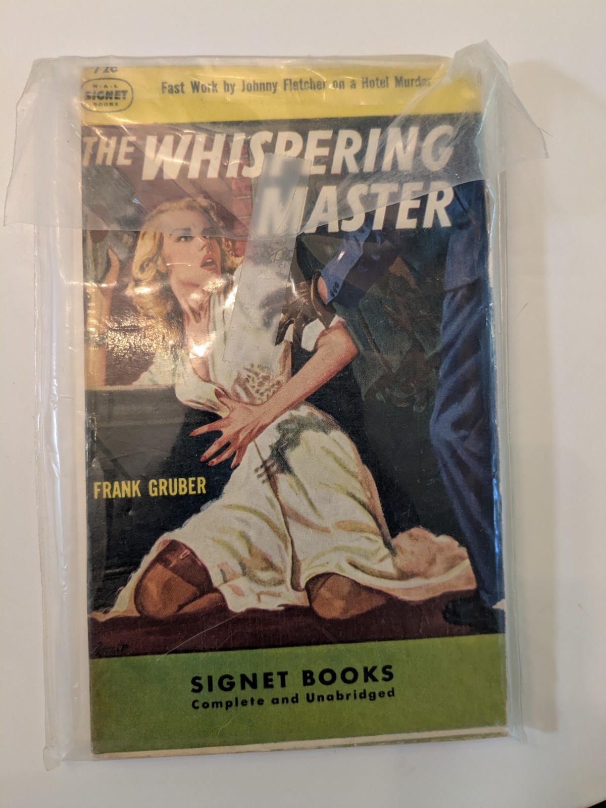 Frank Gruber The Whispering Master Signet #726 – 1949 GGA Book Antique First