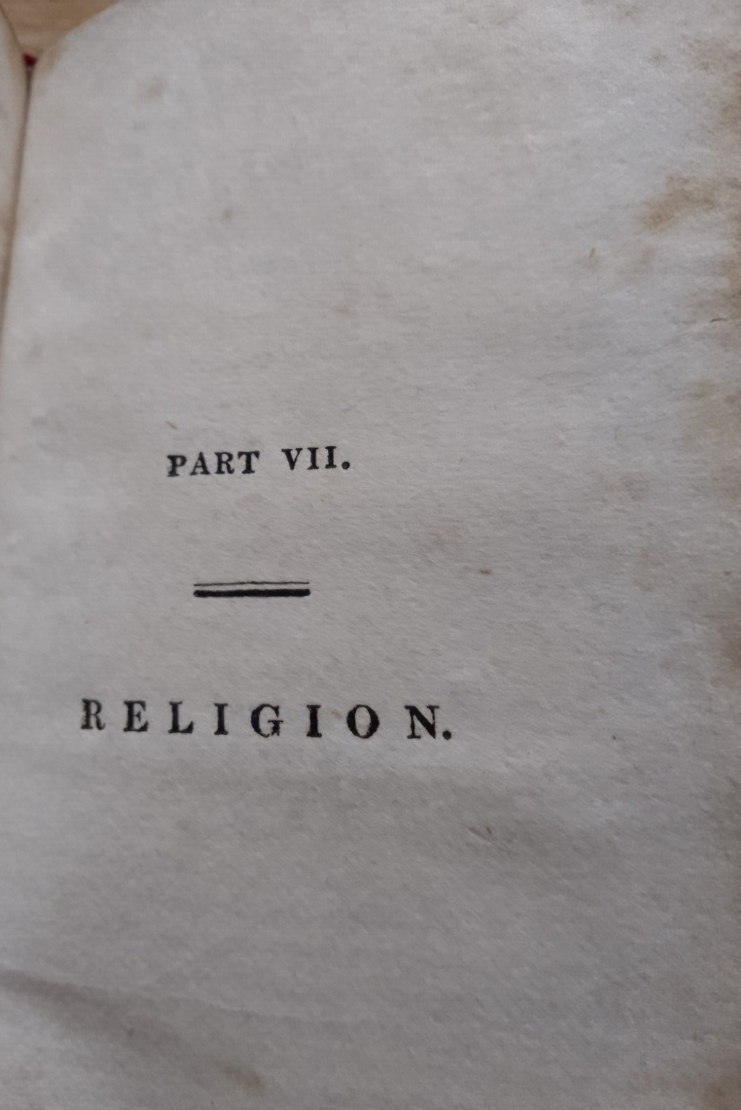 Antiquarian, miniature leather binding 12cm x 7cm The Economy of Human Life 1808