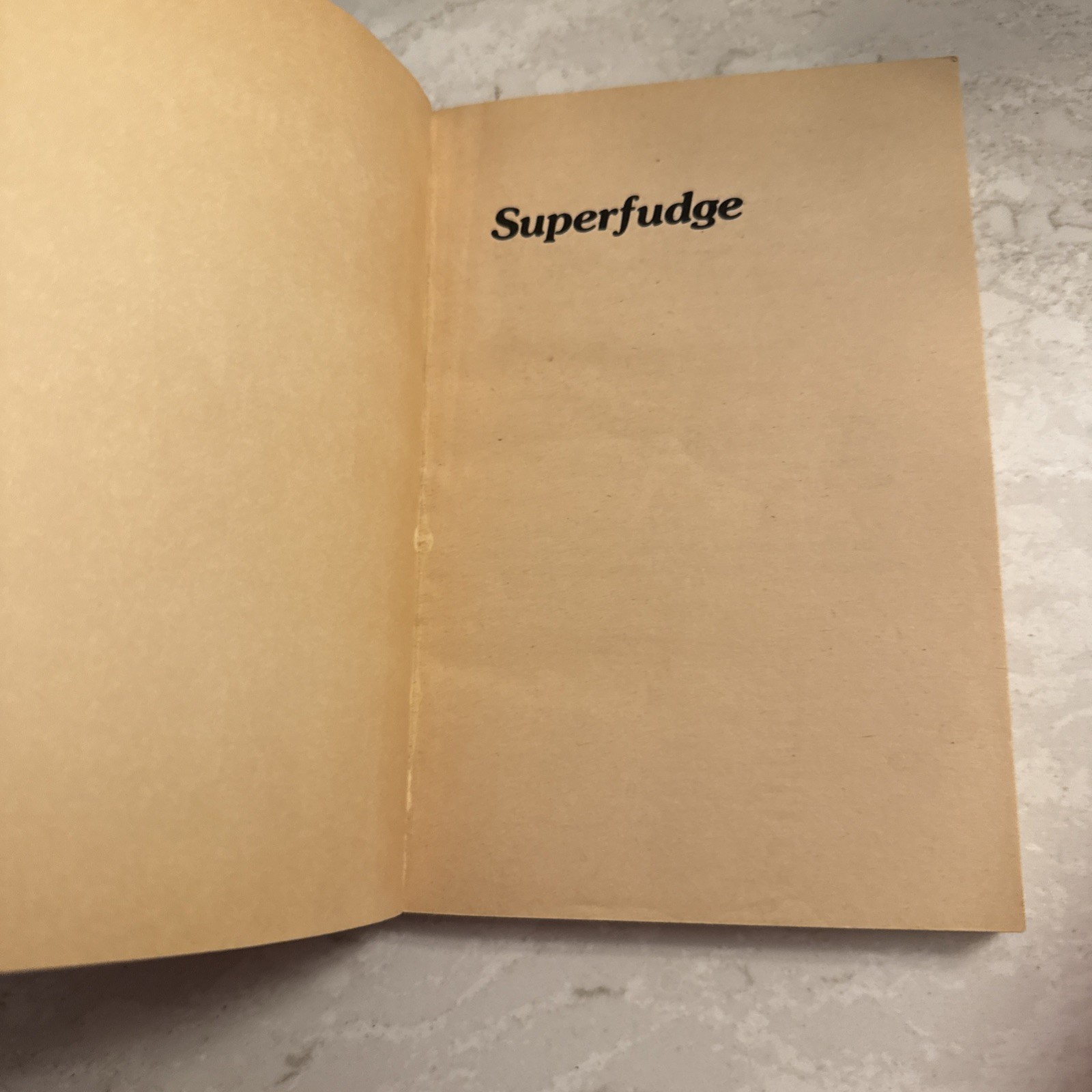 Superfudge by Judy Blume 1981 Paperback Dell Yearling NY USA 166 Pages