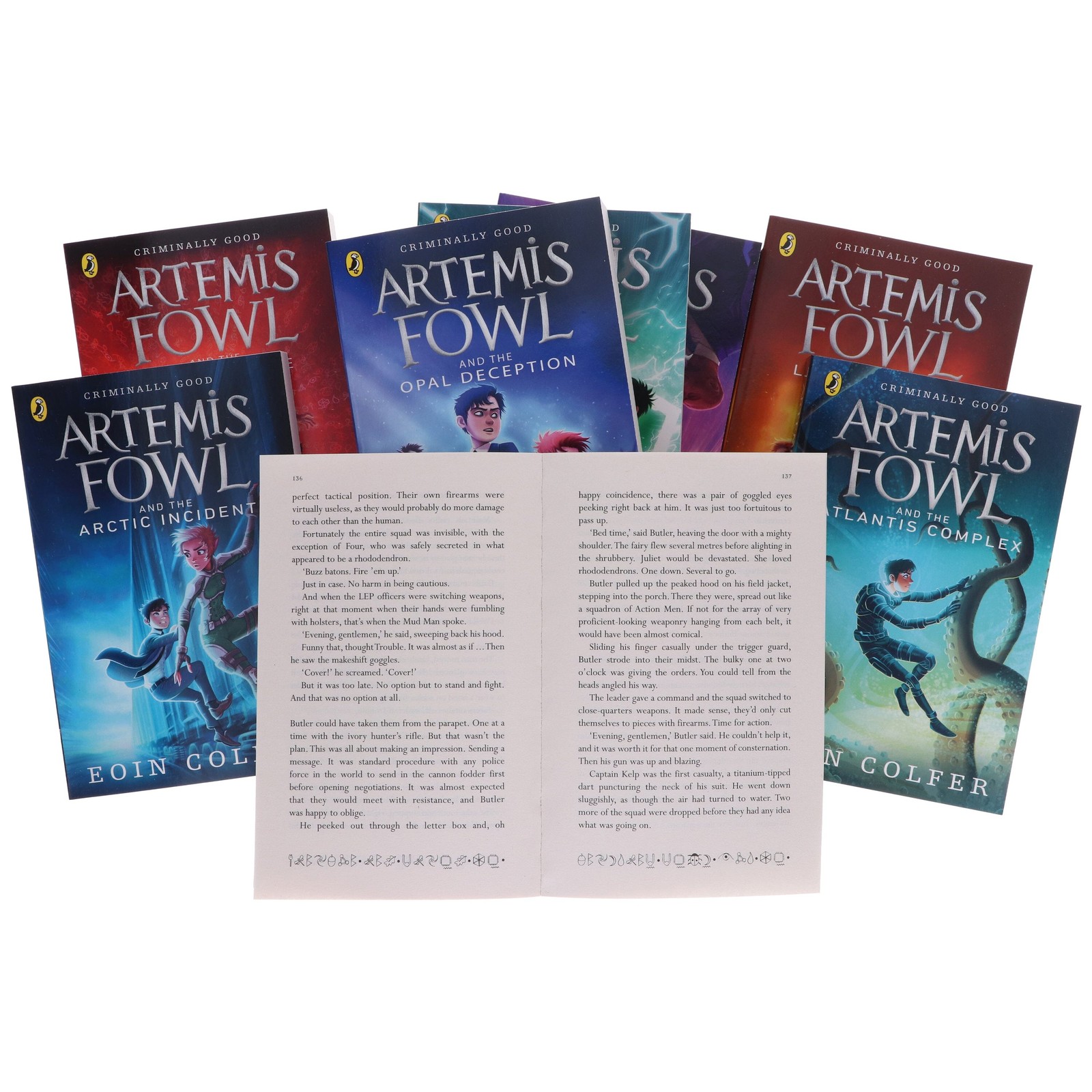 Artemis Fowl Series by Eoin Colfer 8 Books Set – Ages 9-16 – PB