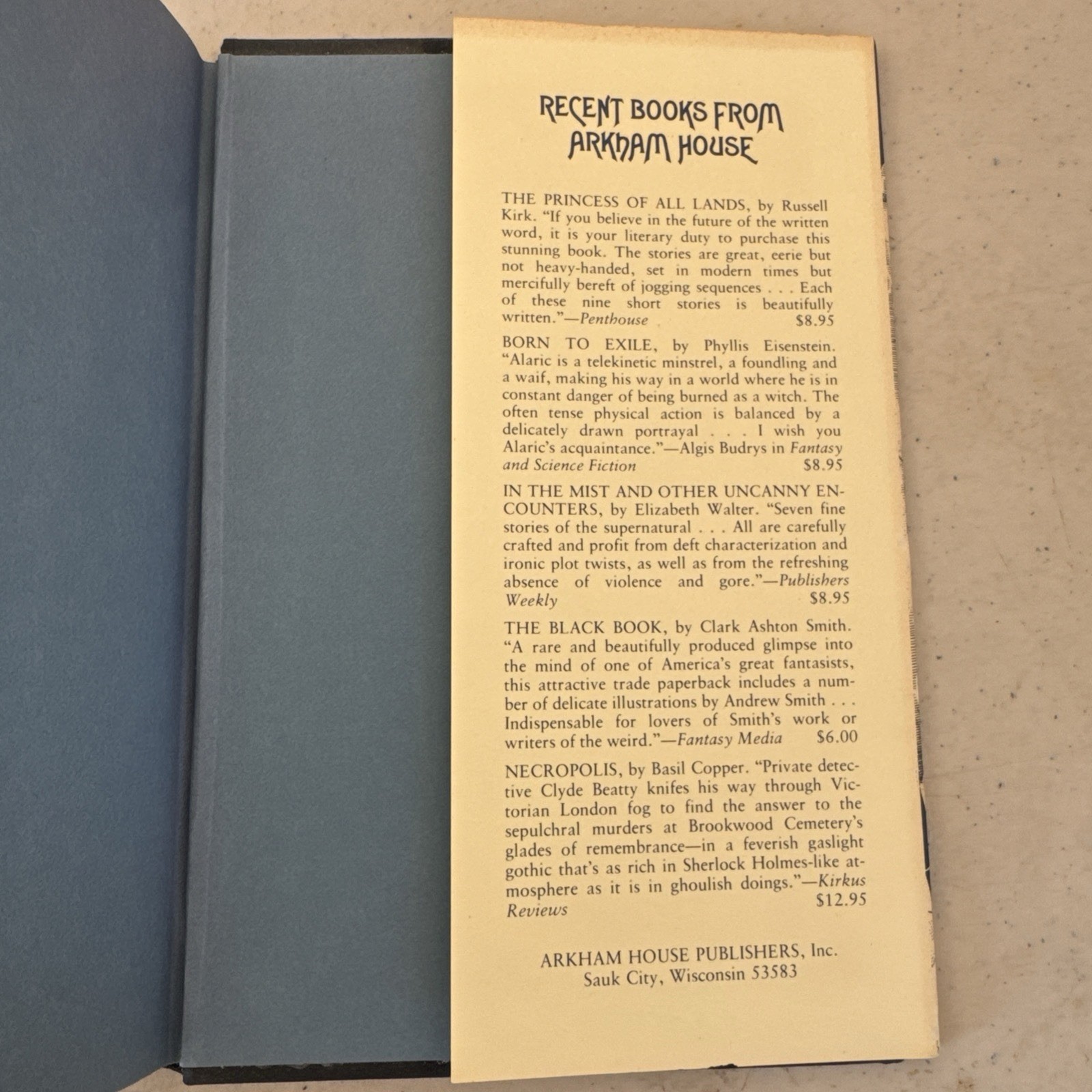 New Tales of The Cthulhu Mythos by Ramsey Campbell Hardcover Dust jacket LOOK!
