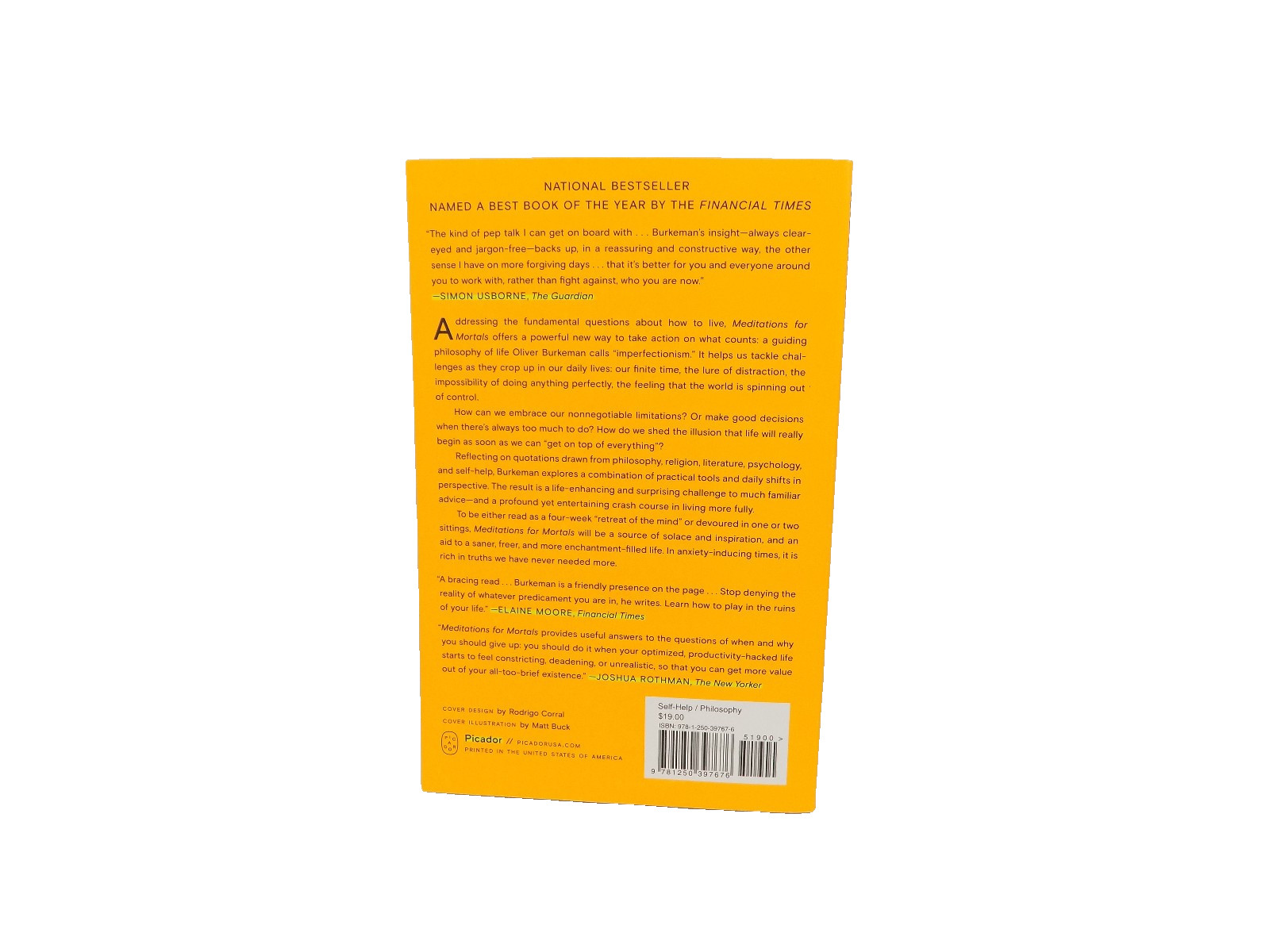 Meditations for Mortals : Four Weeks to Embrace Your Limitations | Picador, 2024