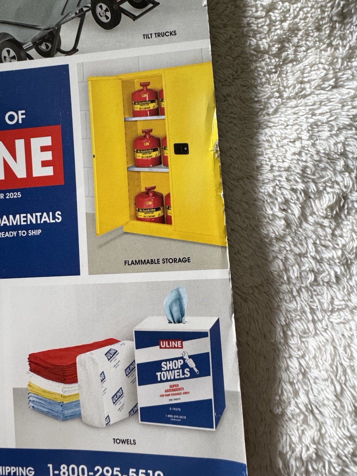 Uline Catalog Spring/Summer 2025 Very Good Plus/Excellent Condition 416 Pages