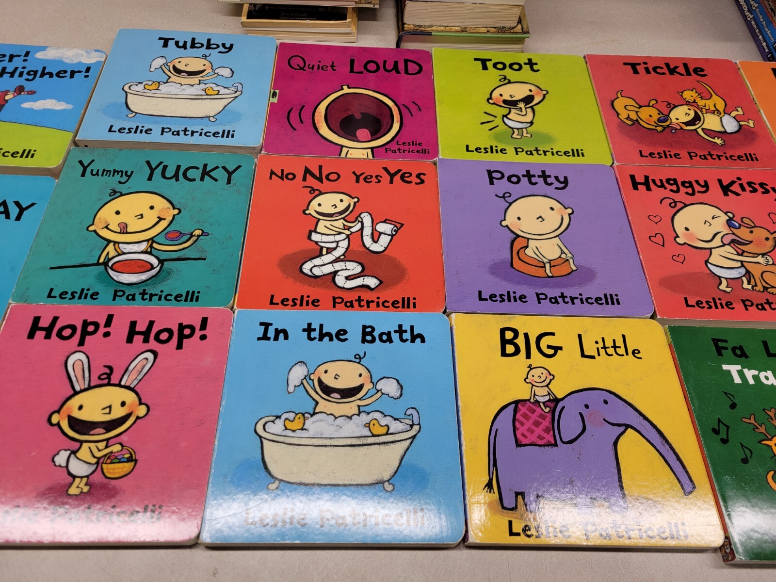 Lot of 5 Leslie Patricelli Board Books for Children’s/ Kids/ Toddler *Random*