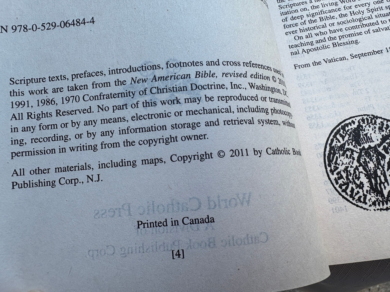 The New American Bible Revised Edition by World Catholic Press – Brand New