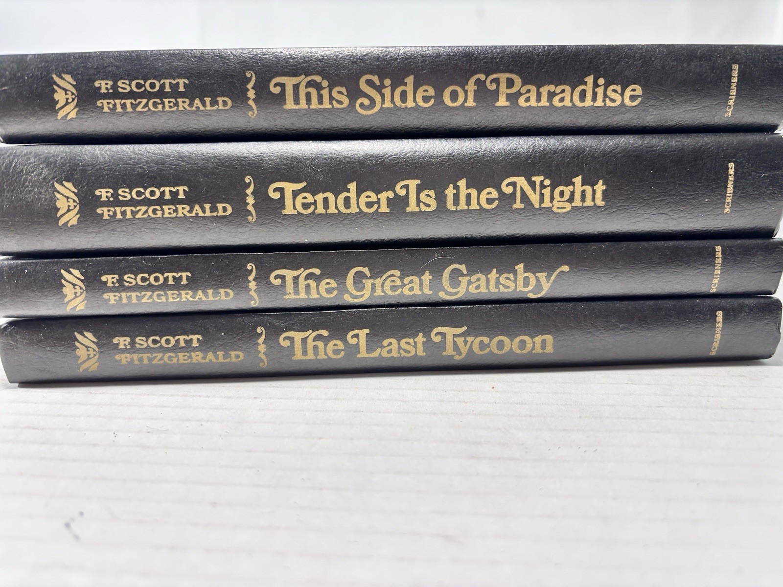 4 F. Scott Fitzgerald Hardcover Tender The Night, Gatsby, Tycoon, Paradise 1960