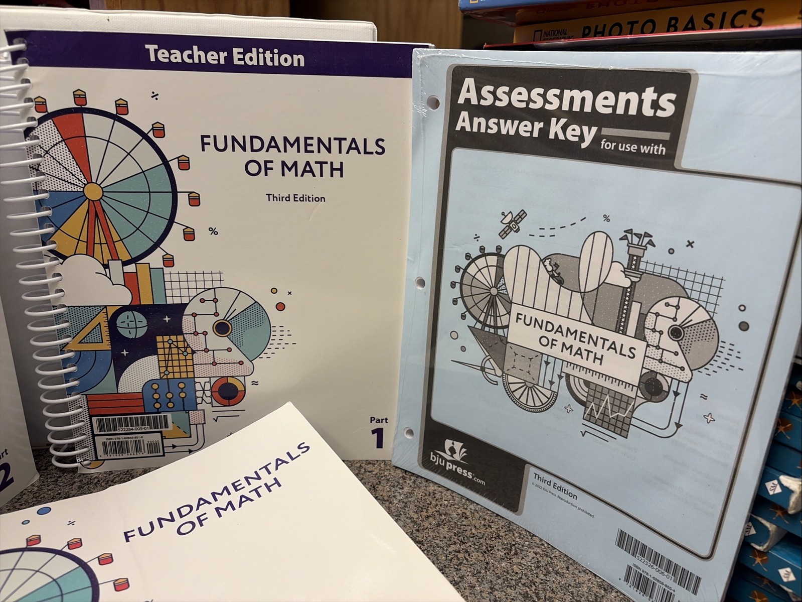 BJU Fundamentals Of Math, 3rd Ed. (set of 5) (2022)