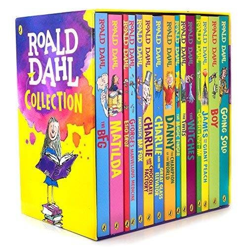 Roald Dahl Collection – 15 Paperback Book Boxed Set 2016 Edition – GOOD