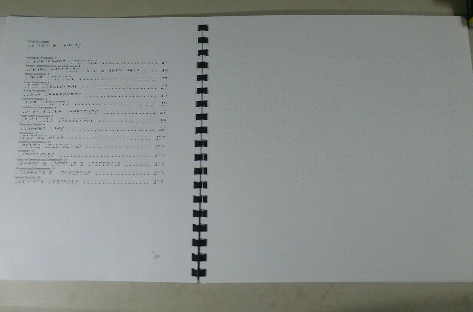 UEB Braille Chart