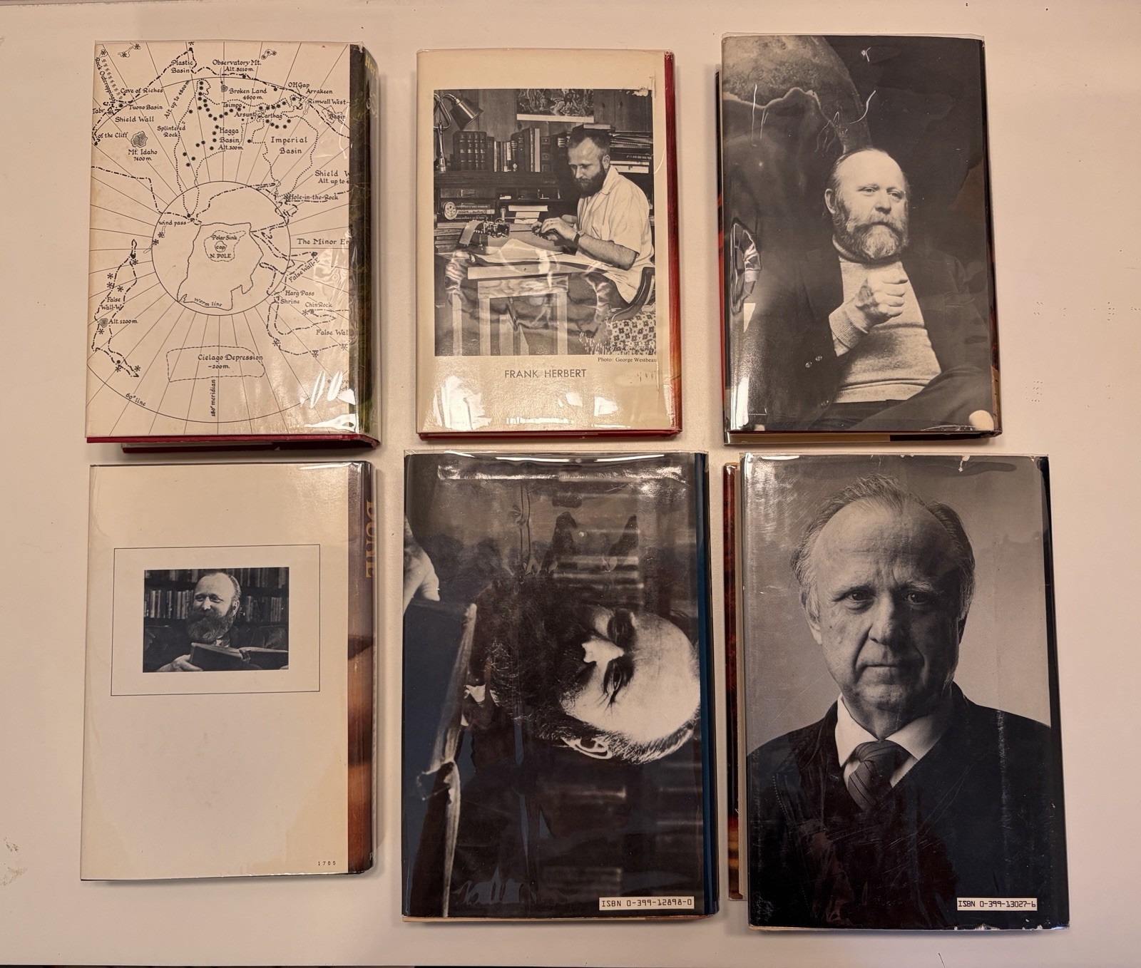 Dune Series from Frank Herbert – 6 HBs with Dust Covers Dune to Chapterhouse