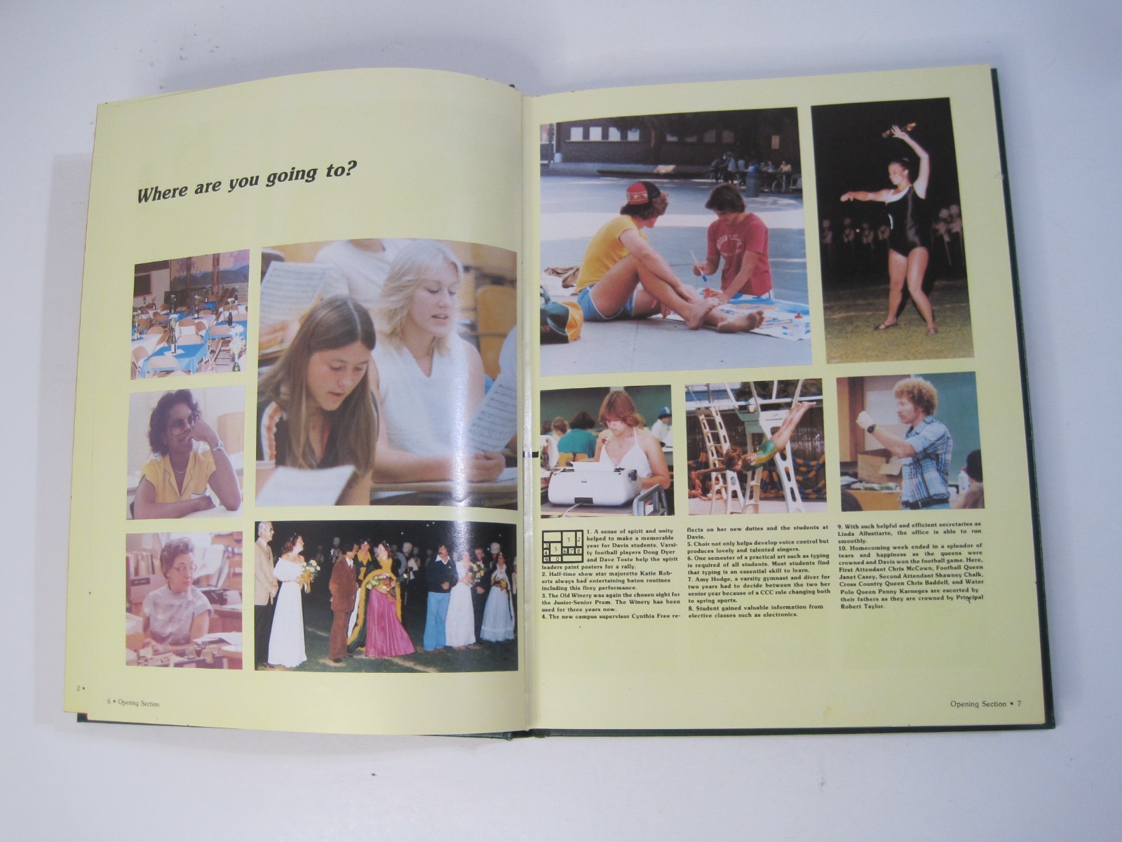 1981 Grace Davis High School Yearbook – Olympian – Modesto, California Hardcover
