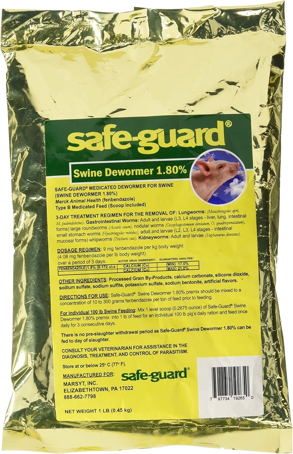 1lb Pig Dewormer – Kidney & Stomach Worm Treatment
