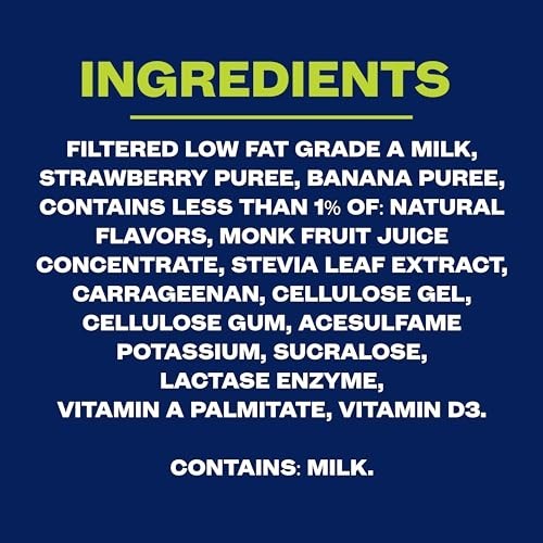 12 Pack Core Power Protein Shake, Strawberry Banana, 26g Bottle, 14oz,