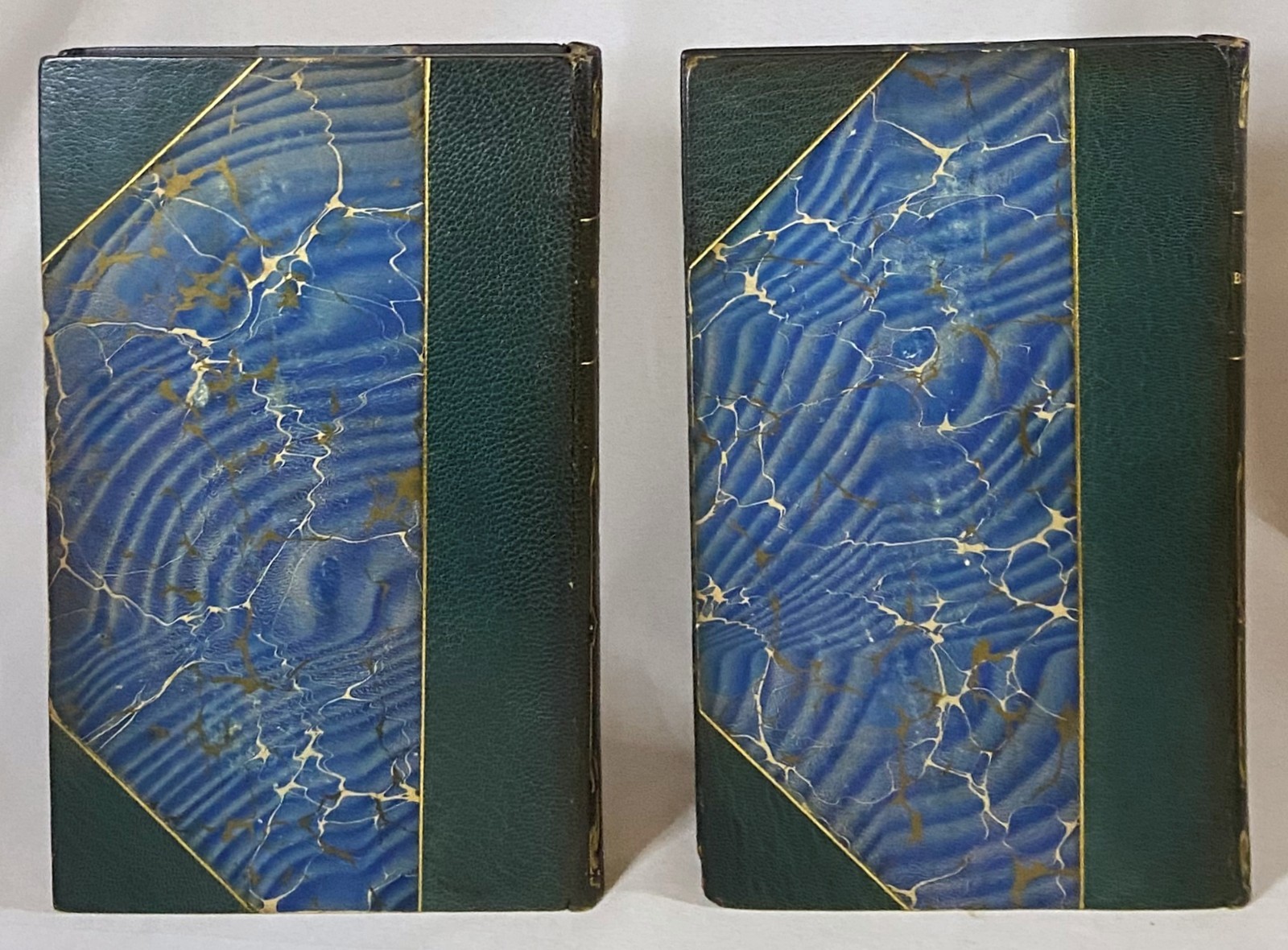 1822 LIFE OF BENVENUTO CELLINI Art Nouveau ZAEHNSDORF BINDING Fine Leather Books