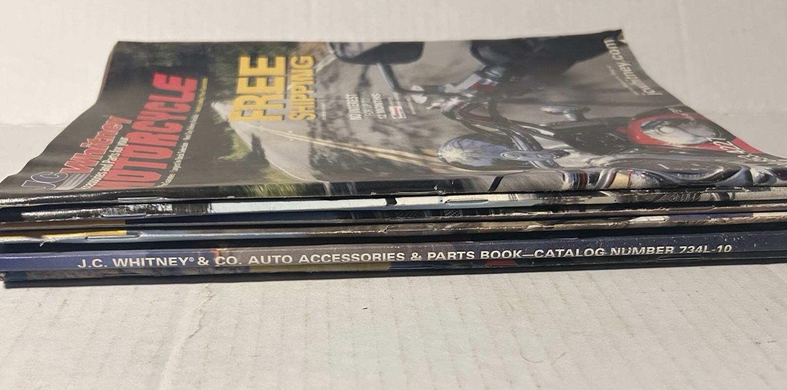 6 JC WHITNEY MAIL ORDER CATALOGS 2000’S ERA•Motorcycle Truck Jeep•EUC