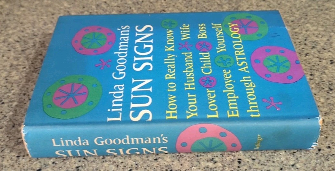 Vintage Linda Goodman’s Sun Signs HC DJ 1968 BCE Astrology, 1st Edition MCM