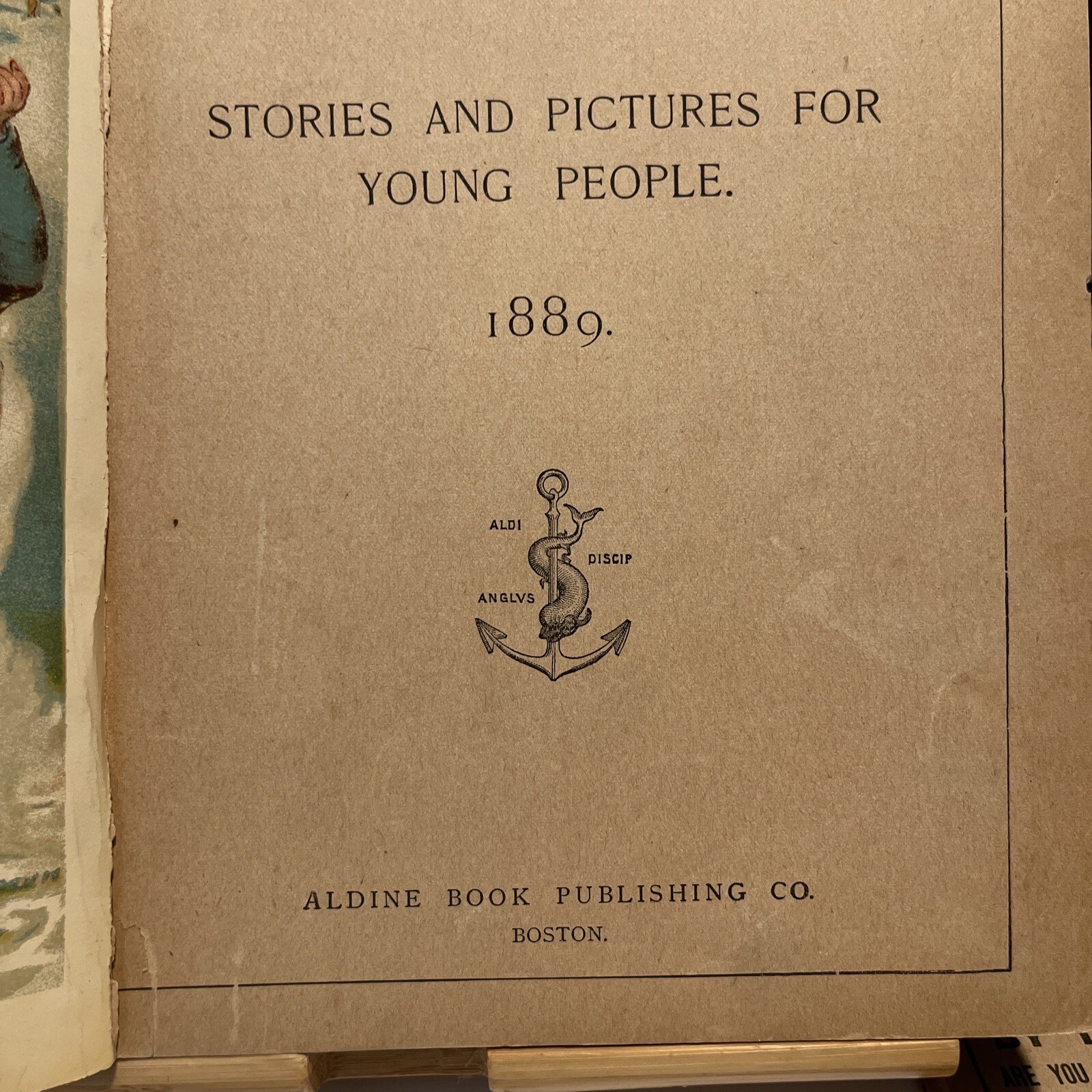 Vintage Rare 1889 Children’s hardcover- 166 pages