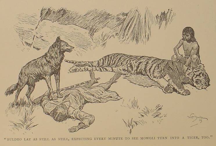 1894 Rare THE JUNGLE BOOK Antique FIRST EDITION Rudyard Kipling 3RD PRINTING