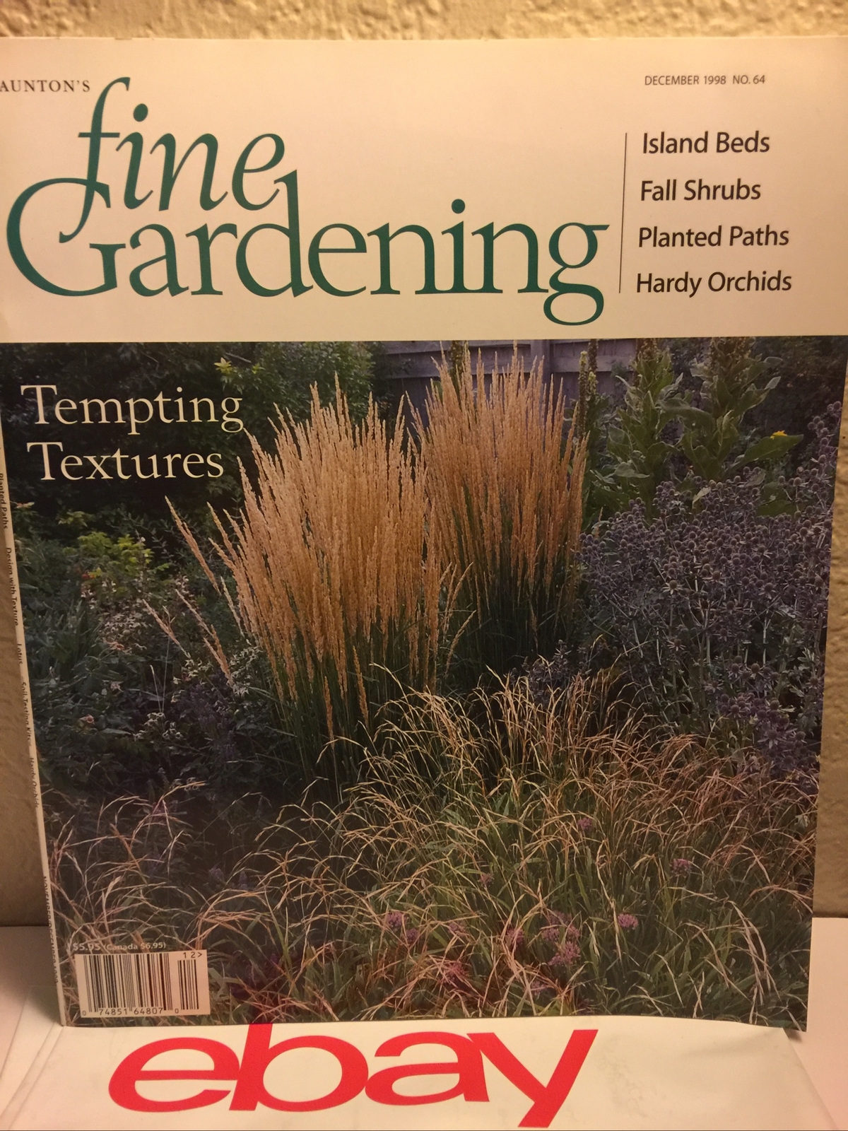 Tauton’s Fine Gardening – November 1998 #64 – Tempting Textures, Fall Shrubs