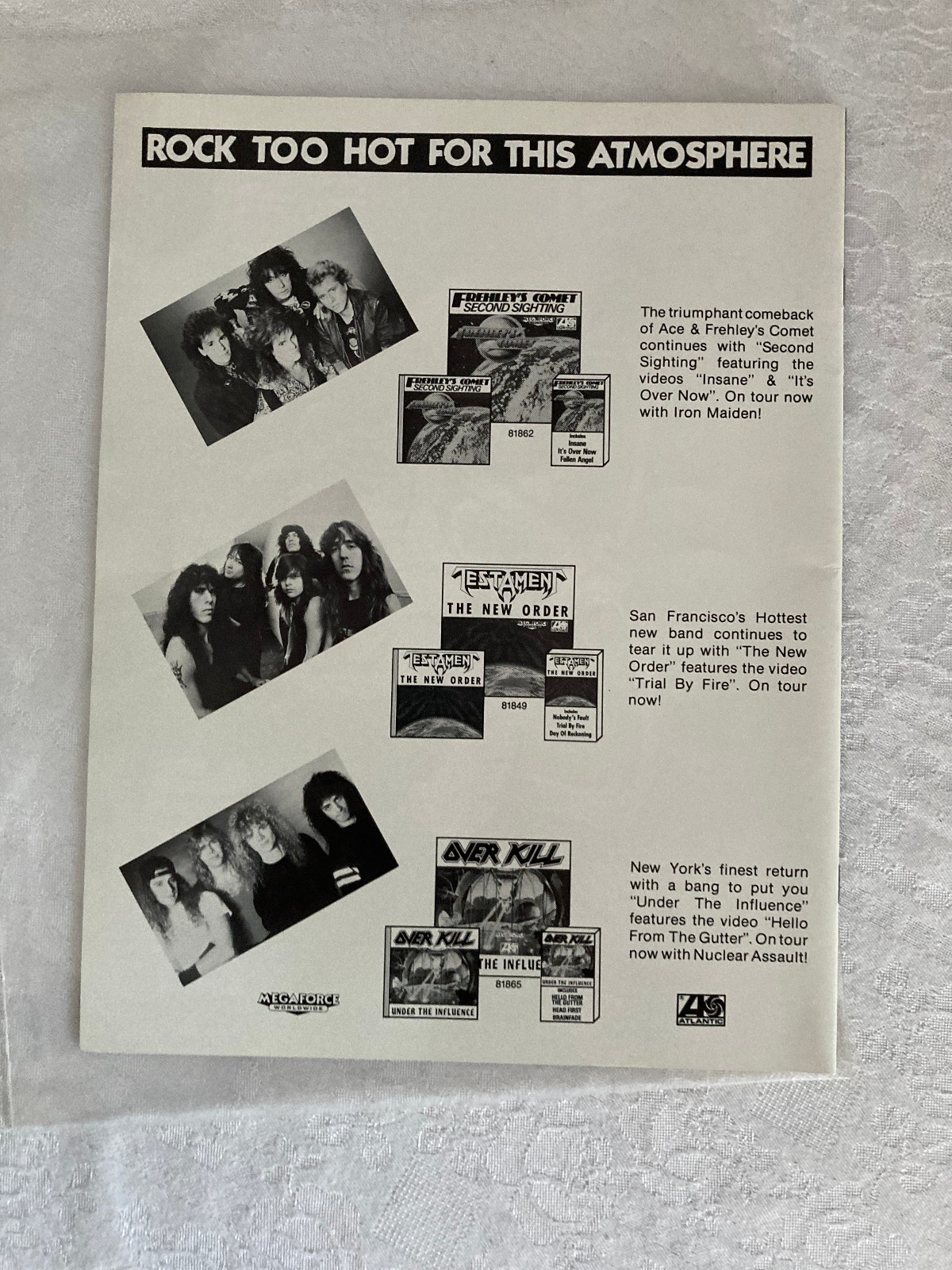 AMPLIFIED ASSAULT – NR. 2; (1988) Slayer Sacred Reich Overkill Tankard Toxik DRI