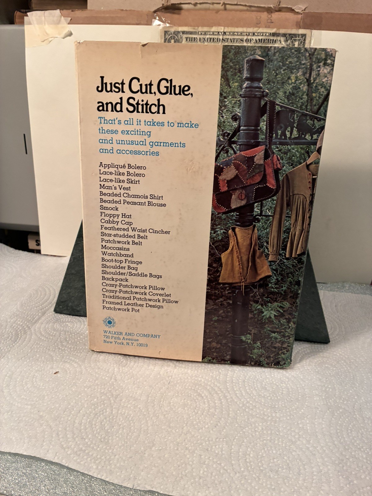 Rare Leathercraft By Hand Jan Faulkner 1973 Vintage Leather Sewing Craft Book
