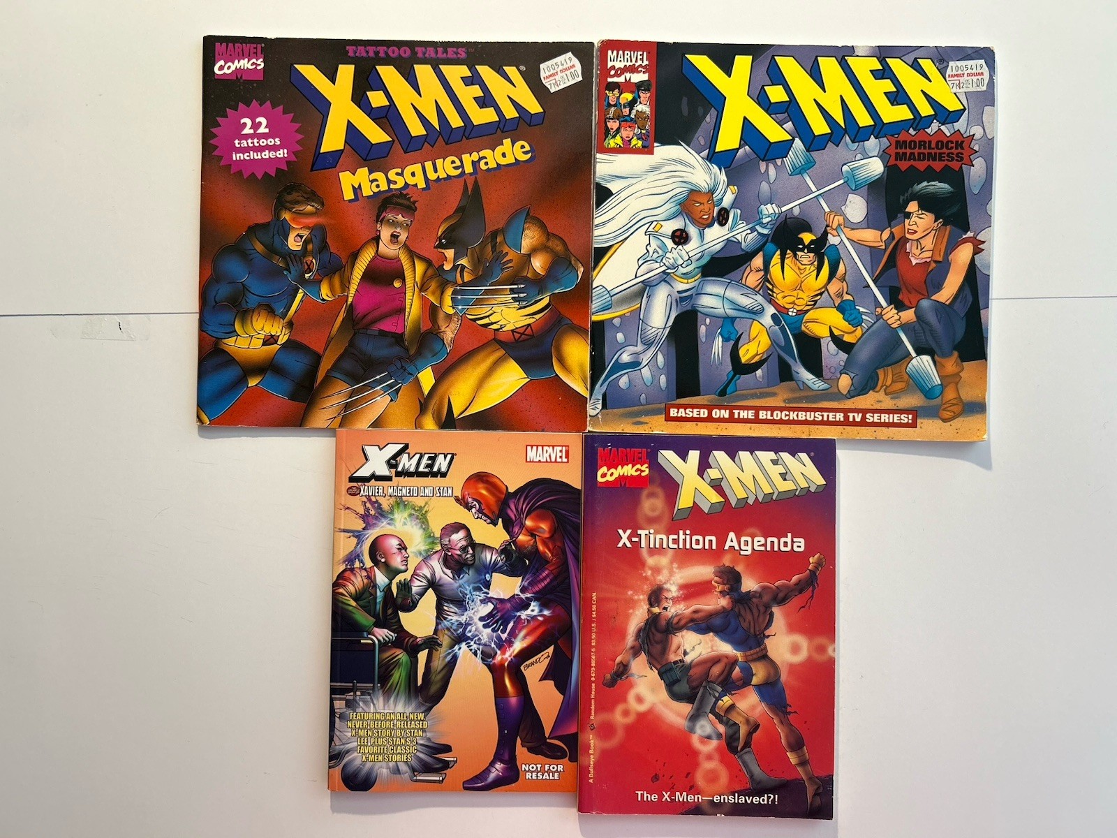 X-Men Lot (Masquerade/Morlock Madness/Xavier, Magneto & Stan/X-Tinction Agenda)